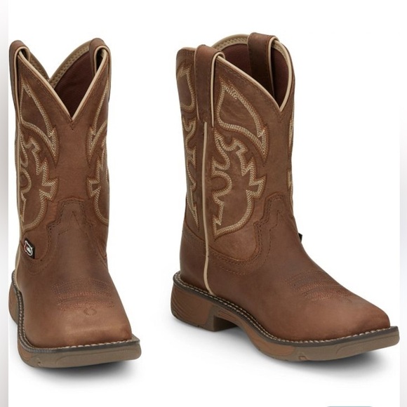 Justin Children's Rush Junior Saddle
Cowhide Tan Western Boots NWOT - Picture 8 of 8